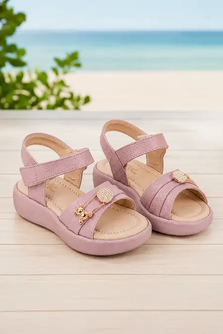 Velcro Strappy Sandals for Girls
