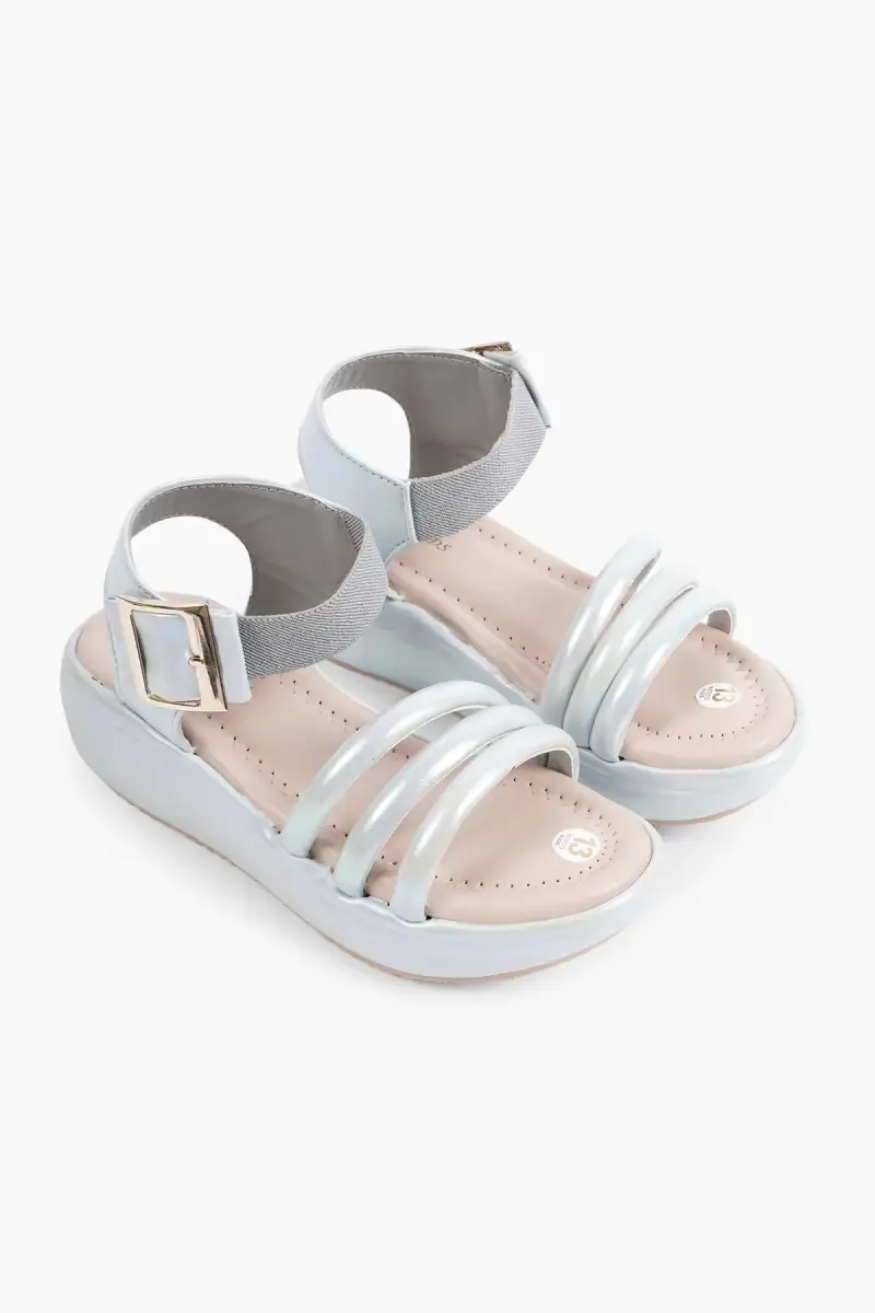 Girl's Solid Velcro Fashion Sandals