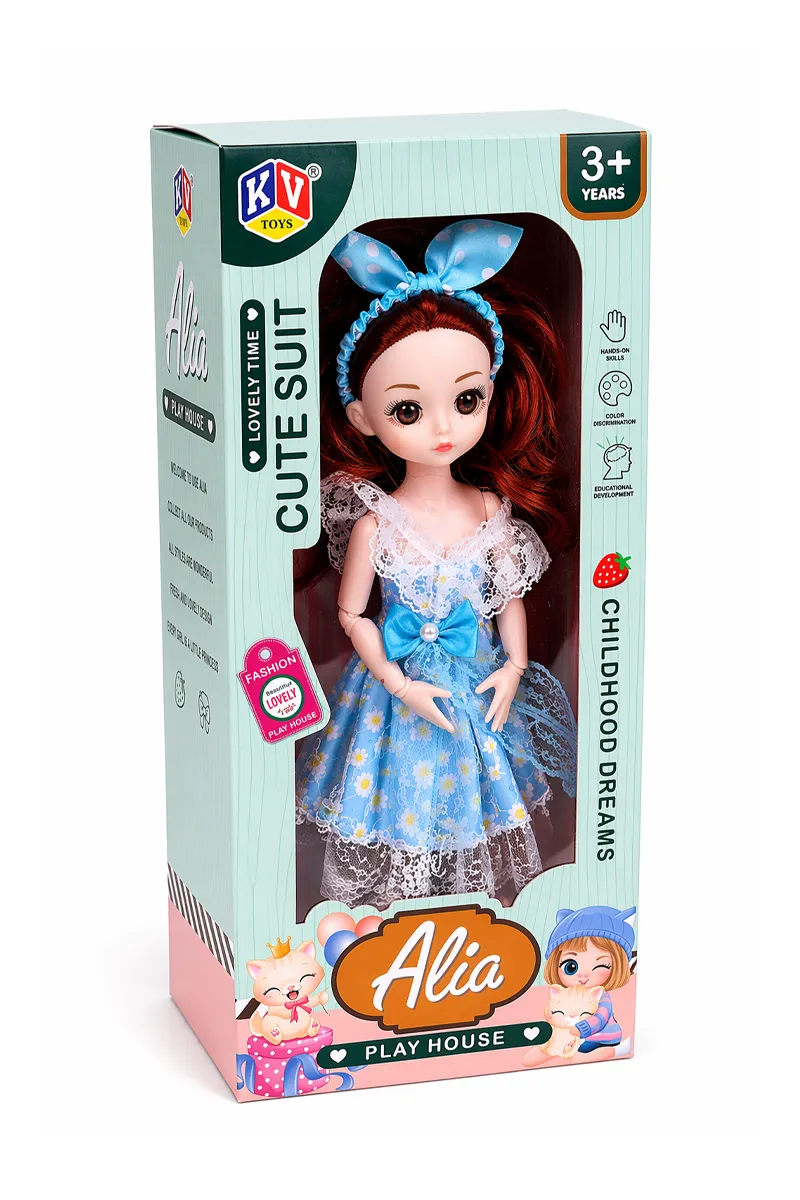 Alia Lovely Time Barbie Doll Set 026279MUL