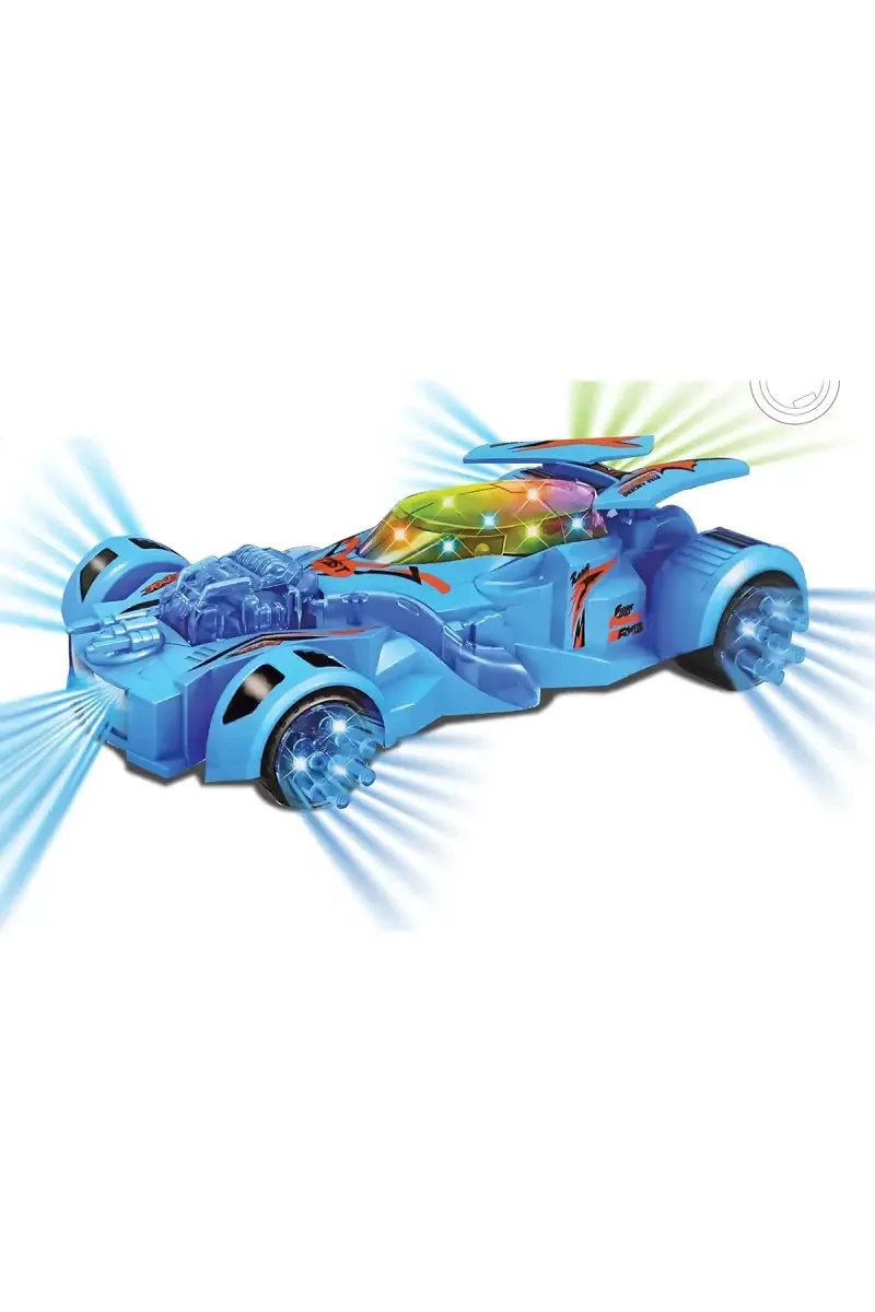 Racing Car Toy With 5D Lights & Music 026282BLU