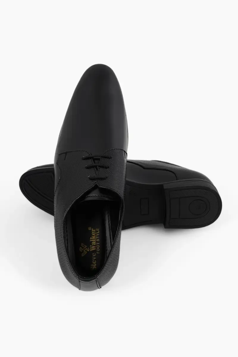 Men's Derby Formal Lace-Up Shoes 0263188BLA