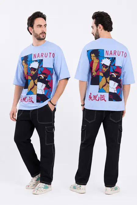 Men's Printed Drop Shoulder T-shirt