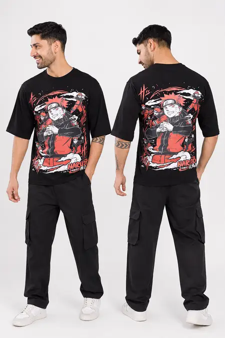 Men's Printed Drop Shoulder T-shirt