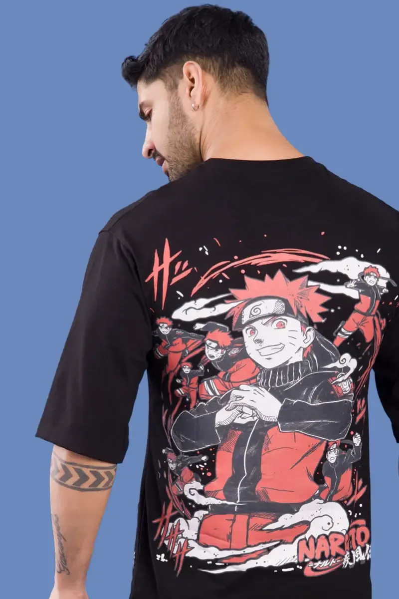 Men's Printed Drop Shoulder T-shirt