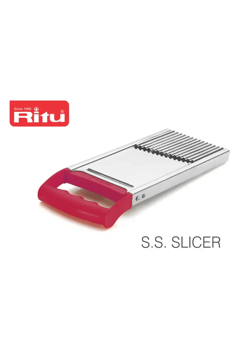 Ritu Stainless Steel Ripple Slicer - 22cm 026576MARNA
