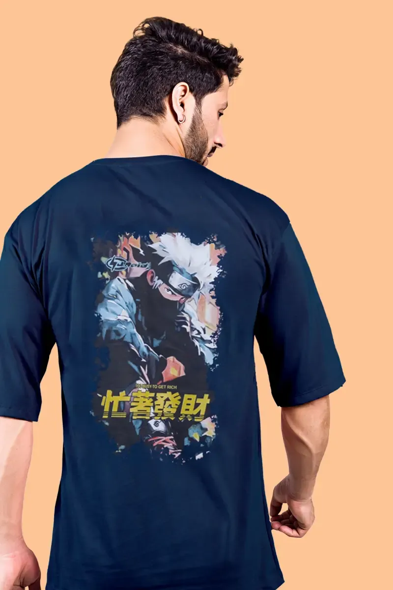 Printed Drop Shoulder T-shirt for Men