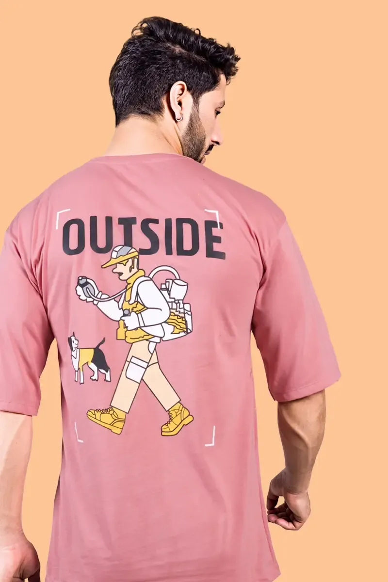 Printed Drop Shoulder T-shirt for Men 026688SPIN