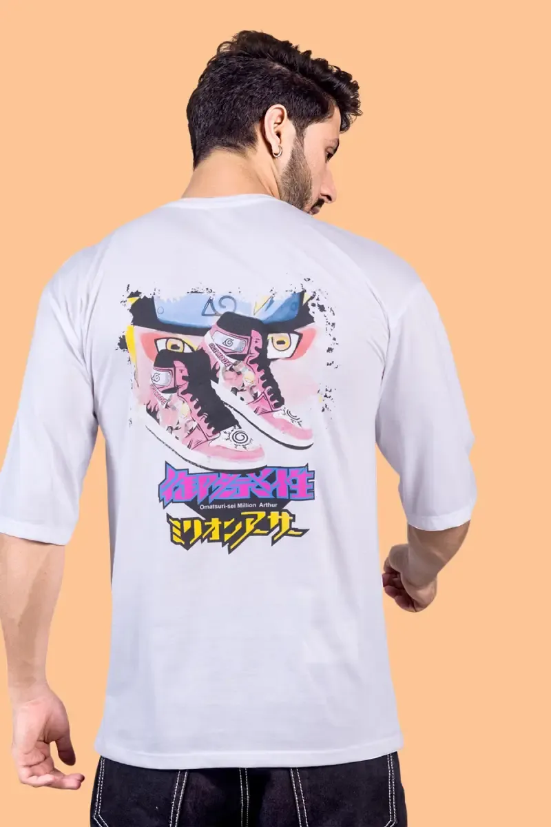 Printed Drop Shoulder T-shirt for Men