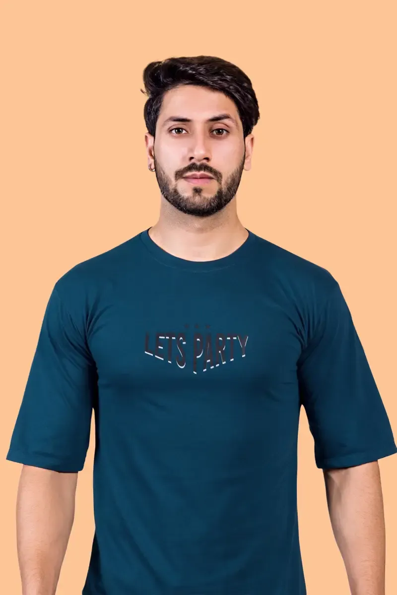 Printed Drop Shoulder T-shirt for Men