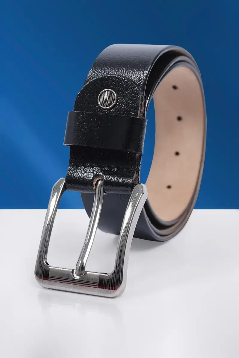 Men's PU Leather Textured Belt