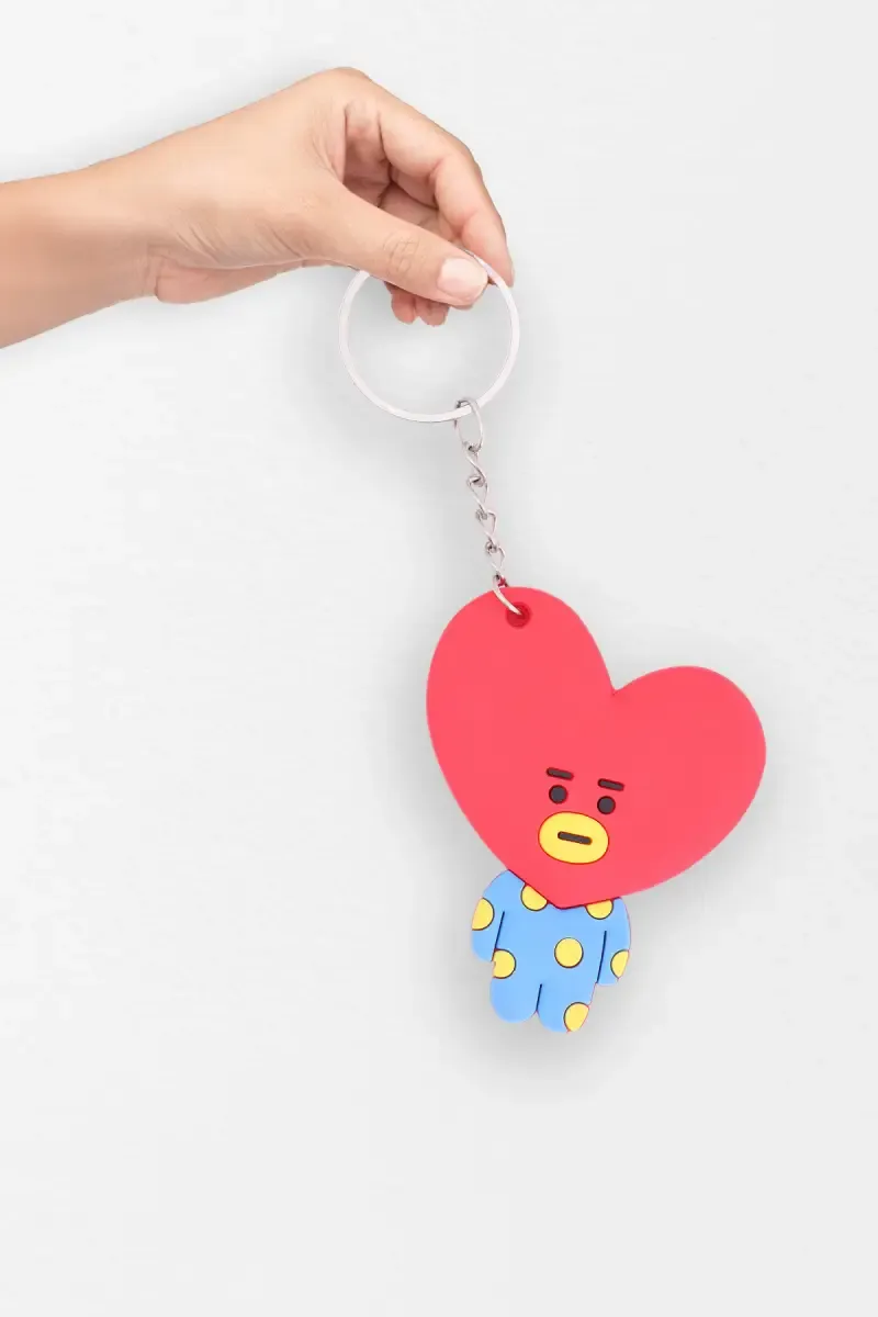 Silicone BTS Army Keychain