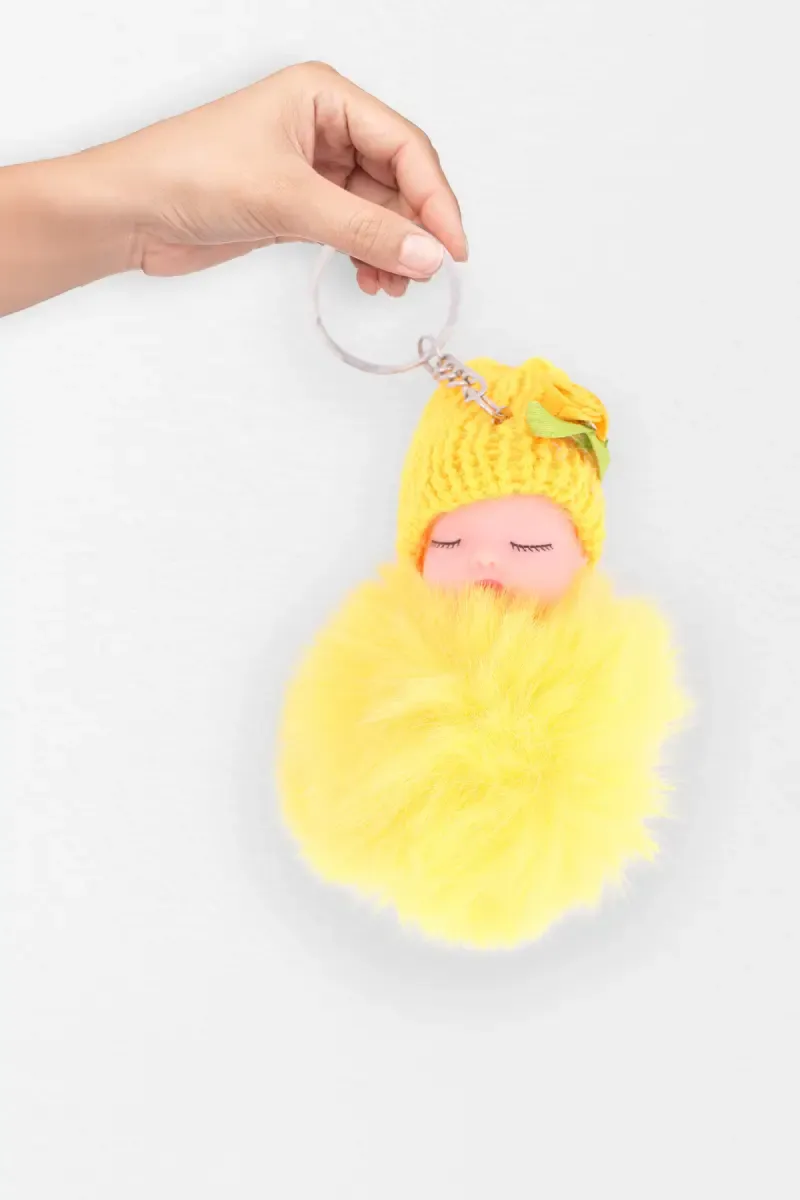 Fancy Cute Baby Doll Lightweight Keychain