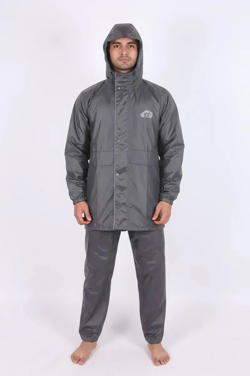 Nylon Rain Coat Set for Men (2-Pcs Set)