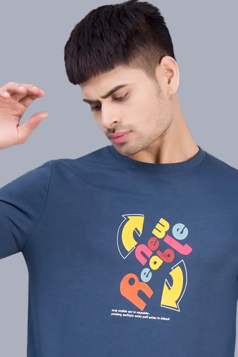 Graphic Printed Sweatshirts for Men 026838BLUS2