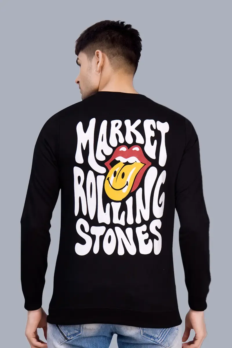 Cotton Blend Printed Sweatshirts for Men