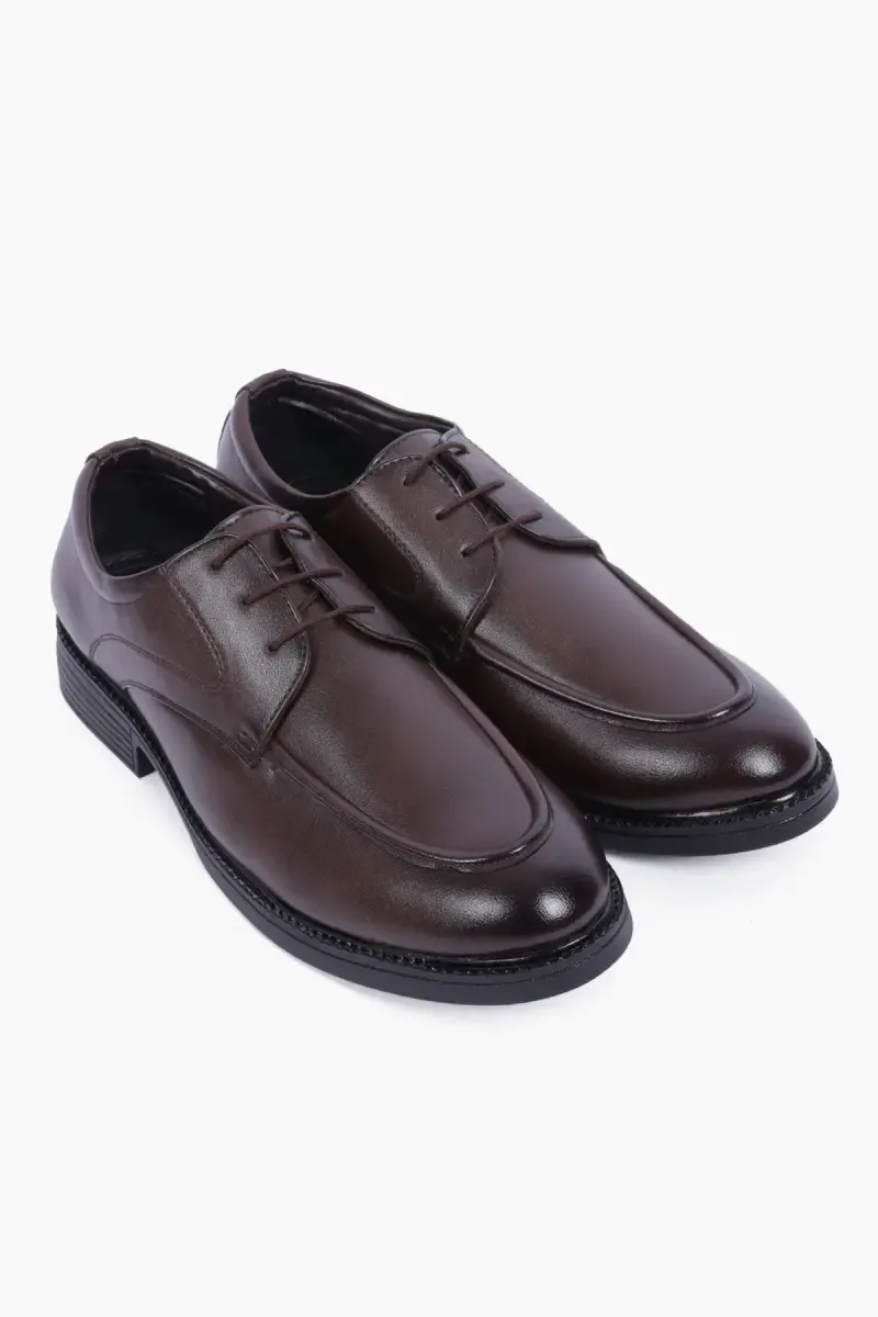 Men's Synthetic Leather Lace-Ups Formal Derby Shoes