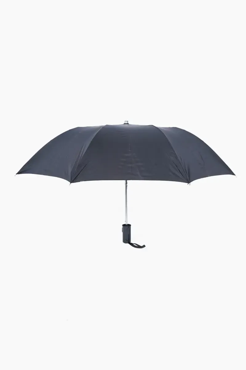 Polyester & Stainless Steel 2 Fold Umbrella - 17 Inch