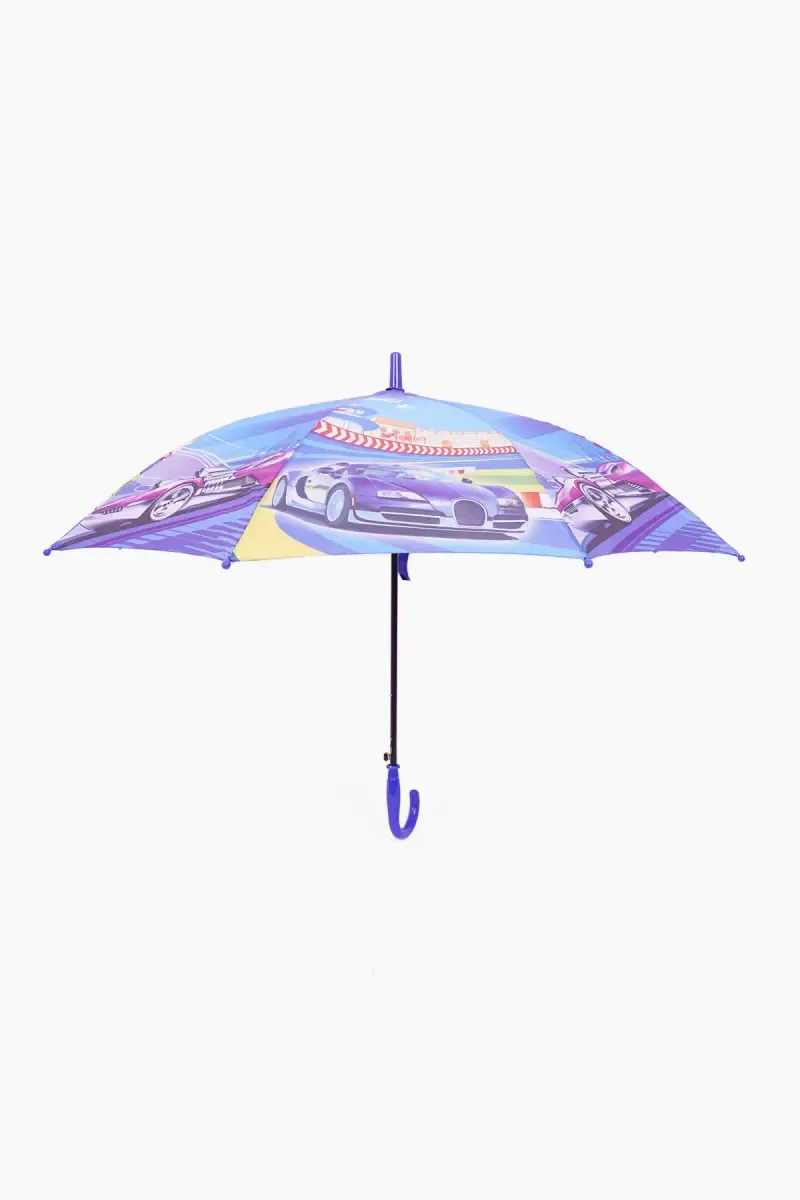 Polyester & Stainless Steel Single Fold Umbrella - 26 Inch 026946BLU(CAASS