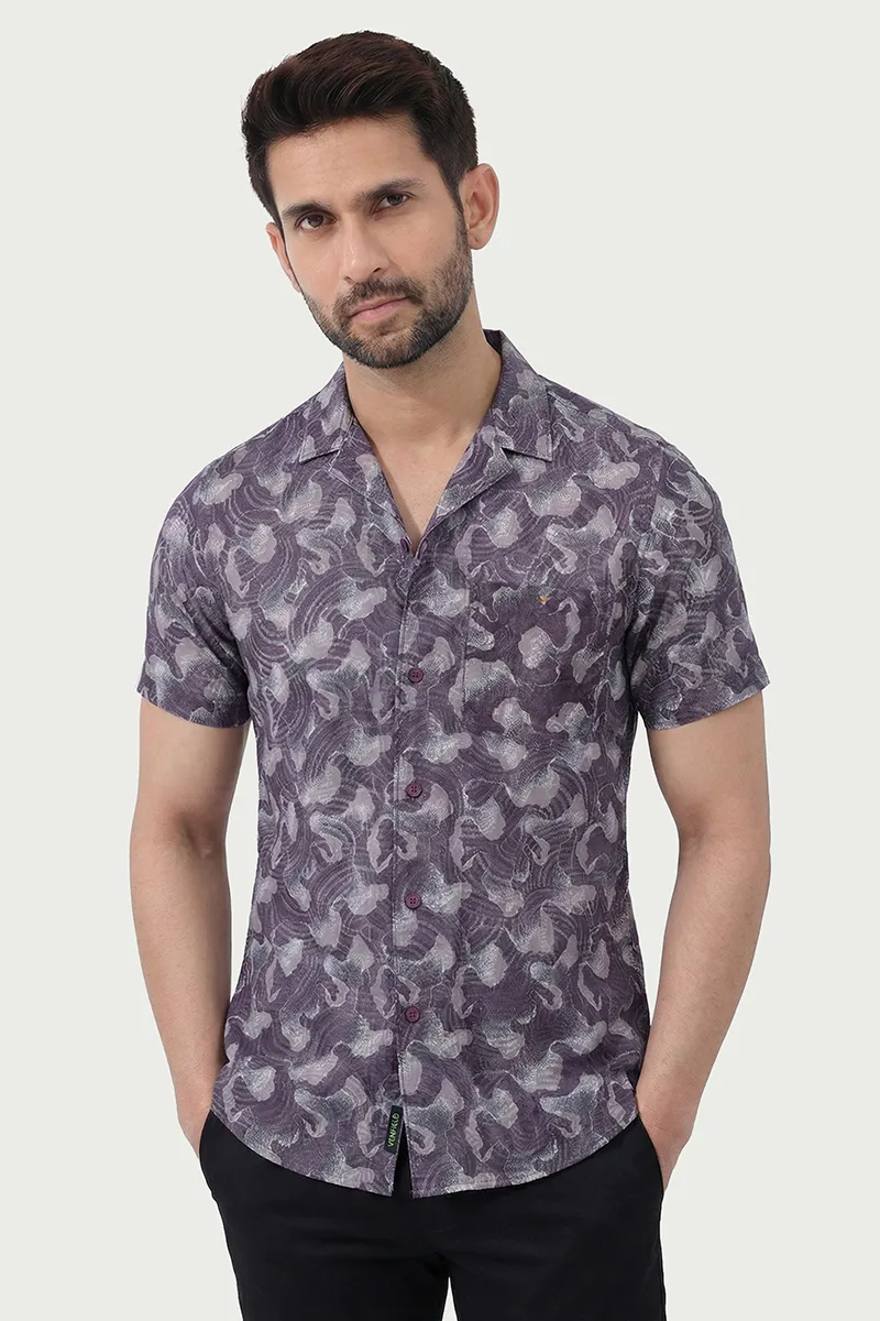 Poly Nylon Printed Casual Shirts for Men 026961WIN42