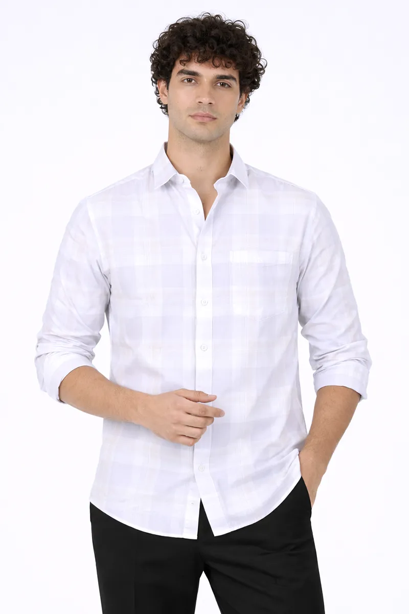 Cotton Checked Casual Shirts for Men 027038MULXXL