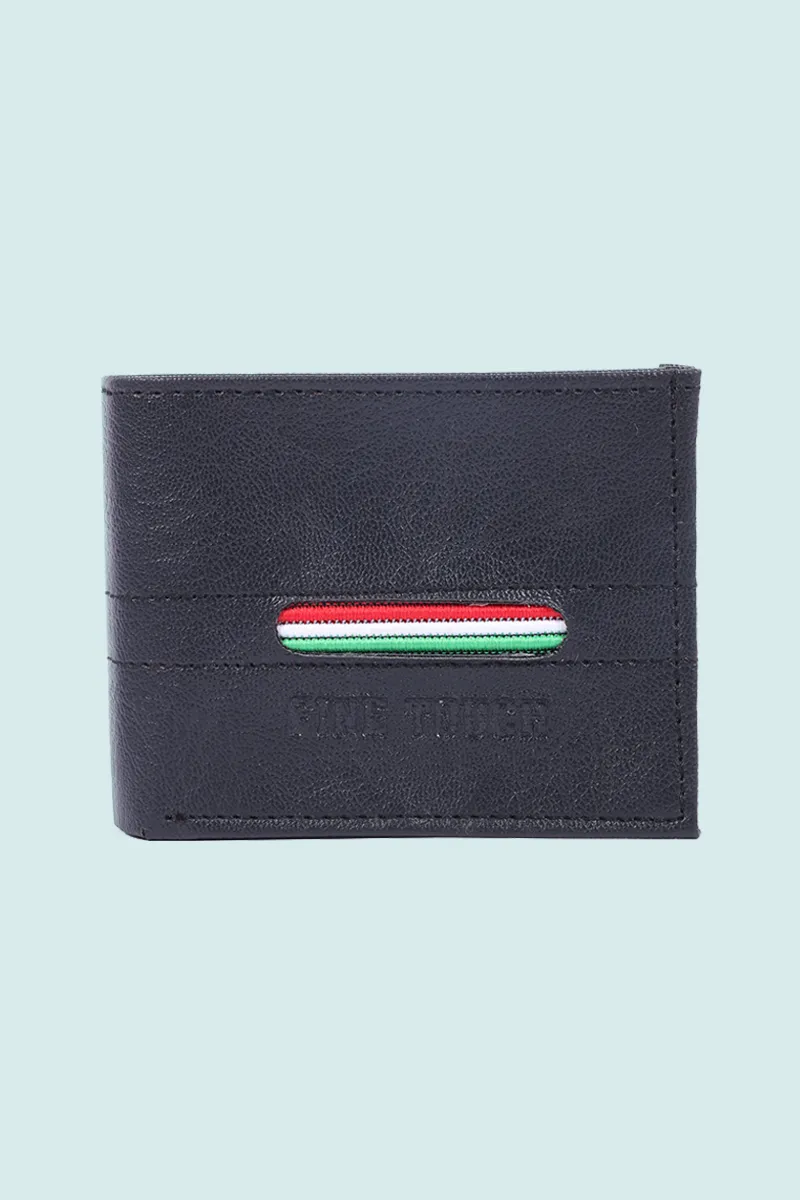 Men's Synthetic Textured Two Fold Wallet