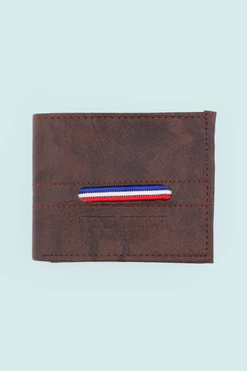 Men's Synthetic Textured Two Fold Wallet