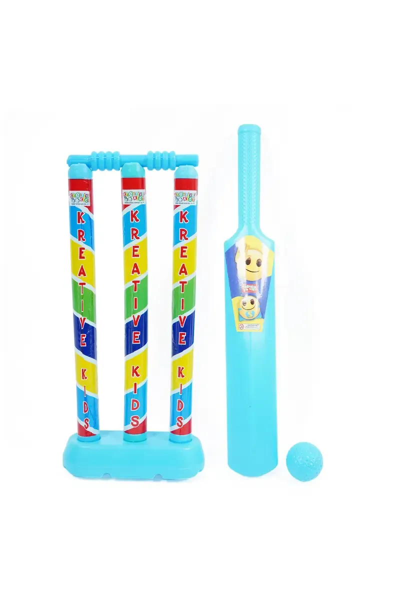 Emoji Cricket Set - Sky Blue