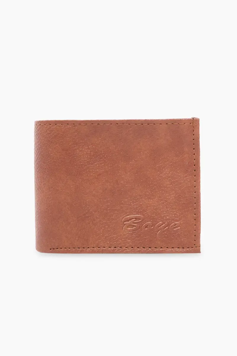 Men's Textured Artificial Leather Two Fold Wallet