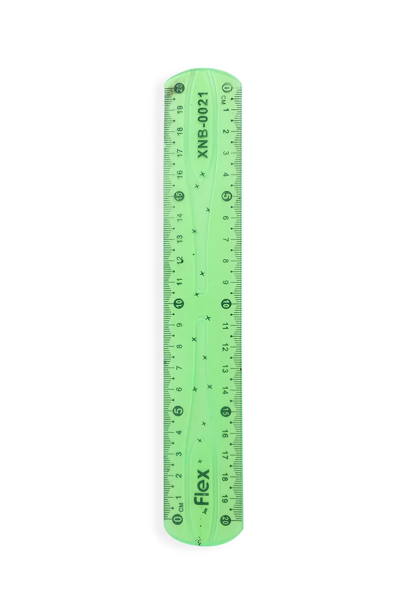 Plastic Scale 20 Cm (Green) - Pack of 1