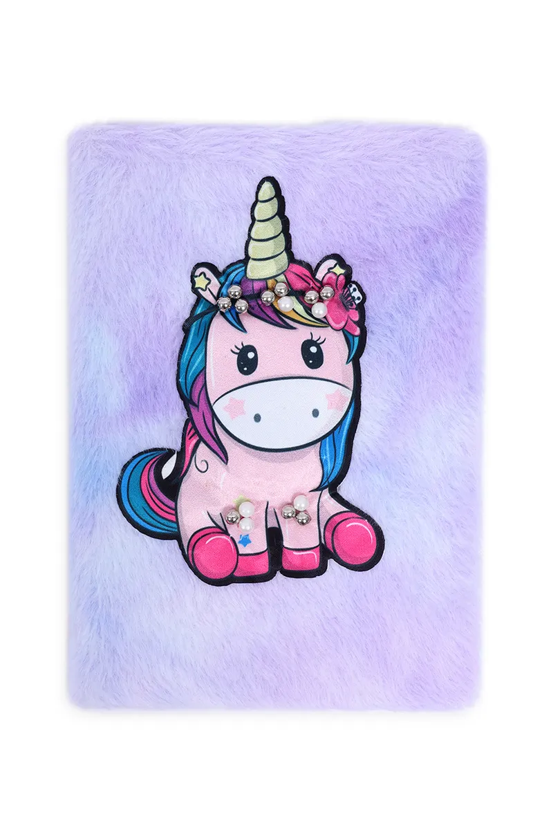 Unicorn A5 Size Fur Diary 