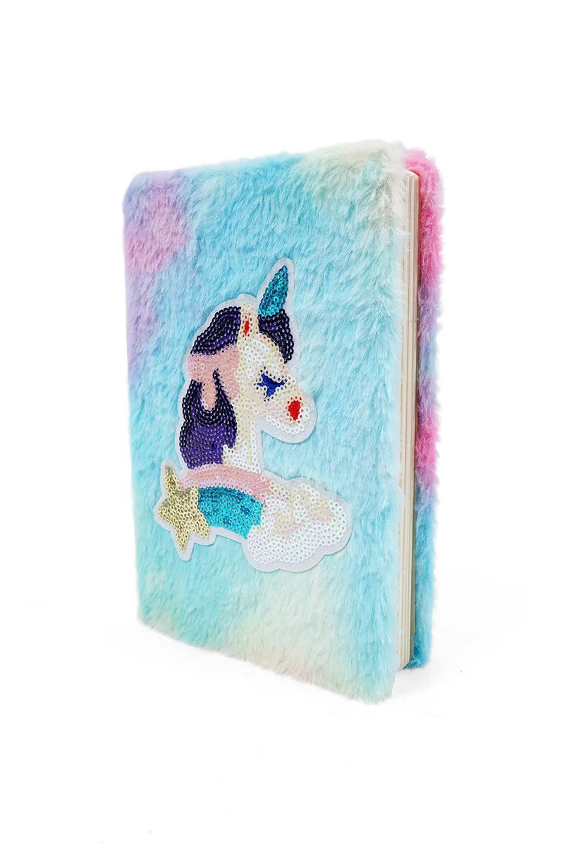 Dancing Unicorn Fur Covered Dairy (Ruled) - 150 Pages (Approx.)