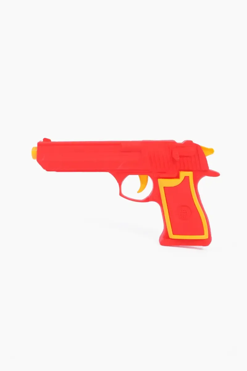 Neon Gun With 3 Darts For Kids (Red)
