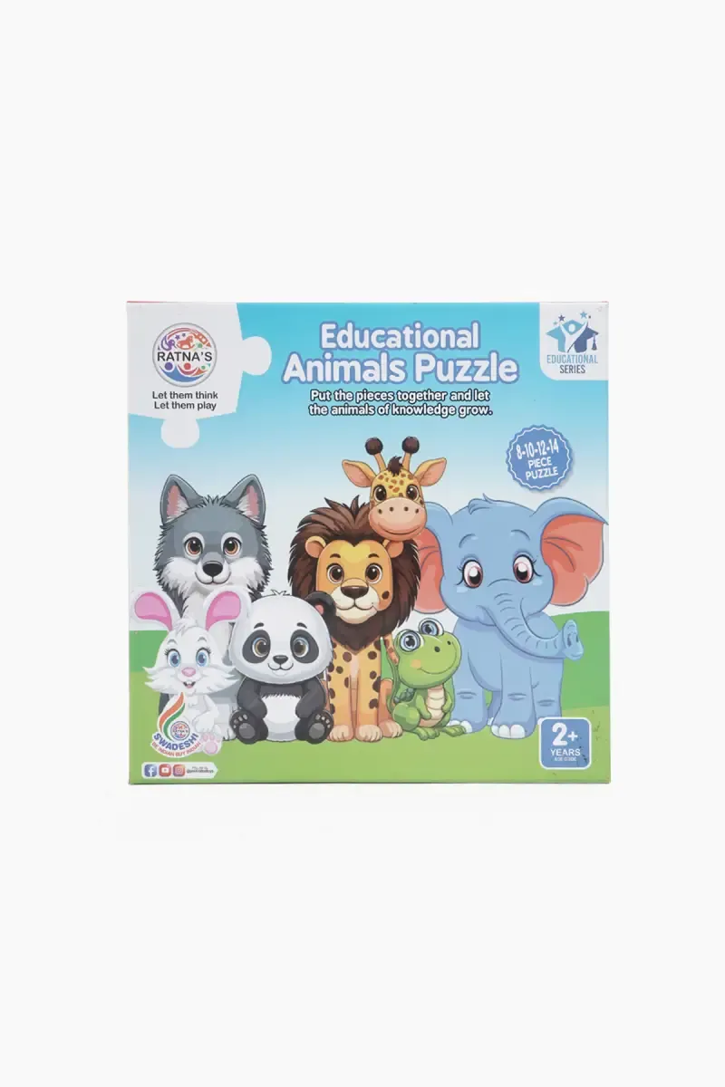 Ratna's Animals Educational Puzzle For Kids