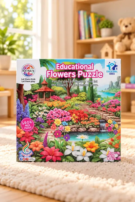 Ratna's Flowers Educational Puzzle For Kids