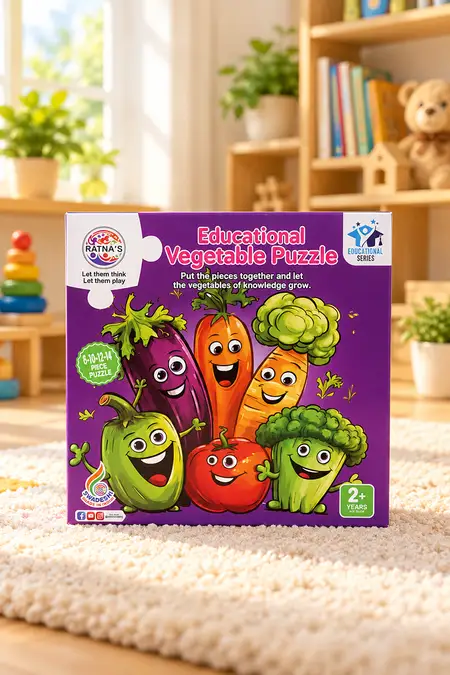 Ratna's Vegetable Educational Puzzle For Kids