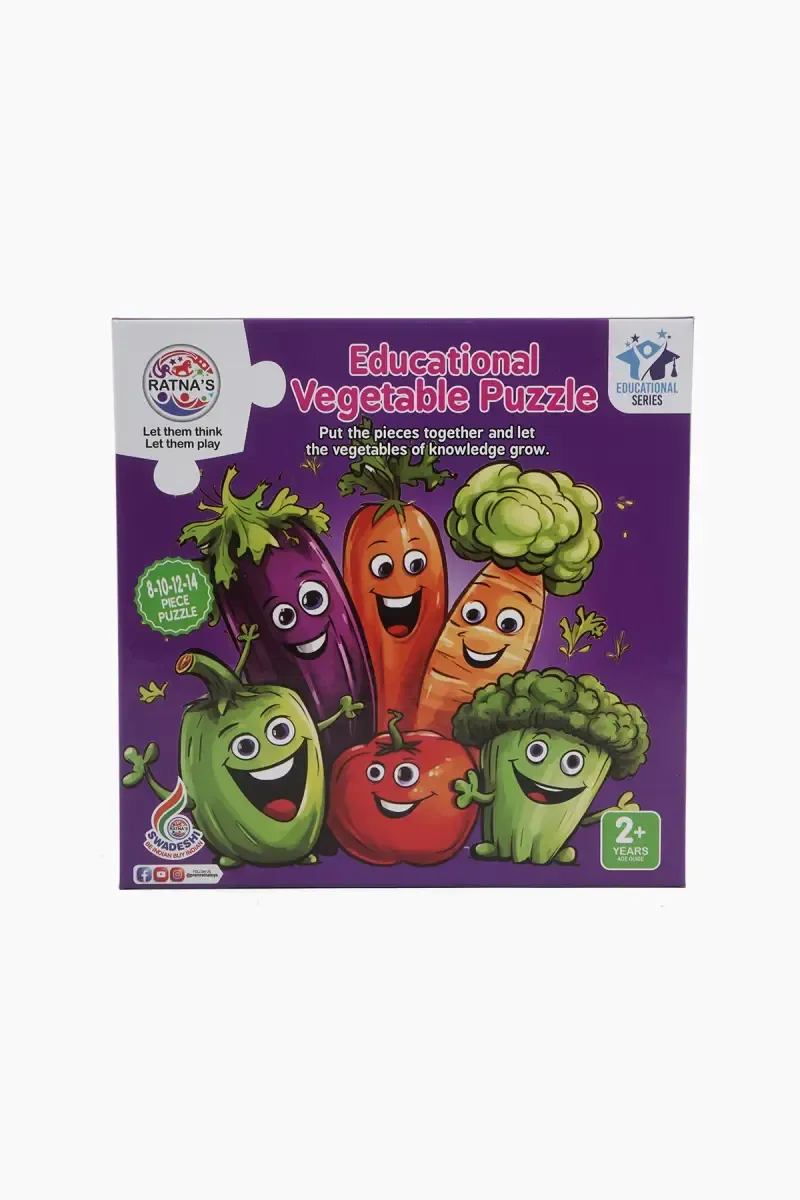 Ratna's Vegetable Educational Puzzle For Kids