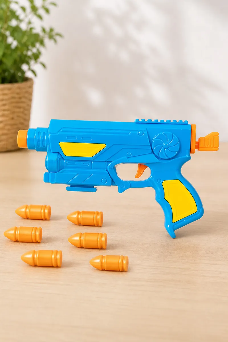Ratna's Thunder 999 Gun With Soft Bullets (Blue) 027284BLU