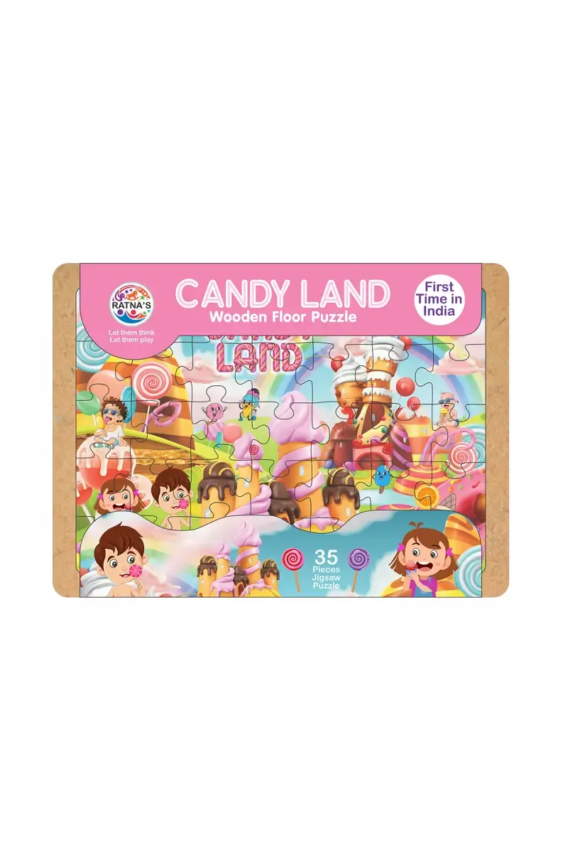 Candy Land Wooden Floor Puzzle for Kids