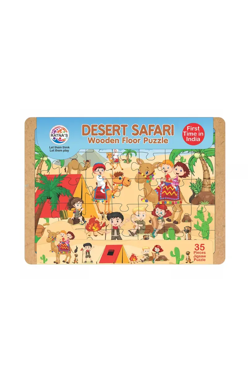 Desert Safari Wooden Floor Puzzle for Kids
