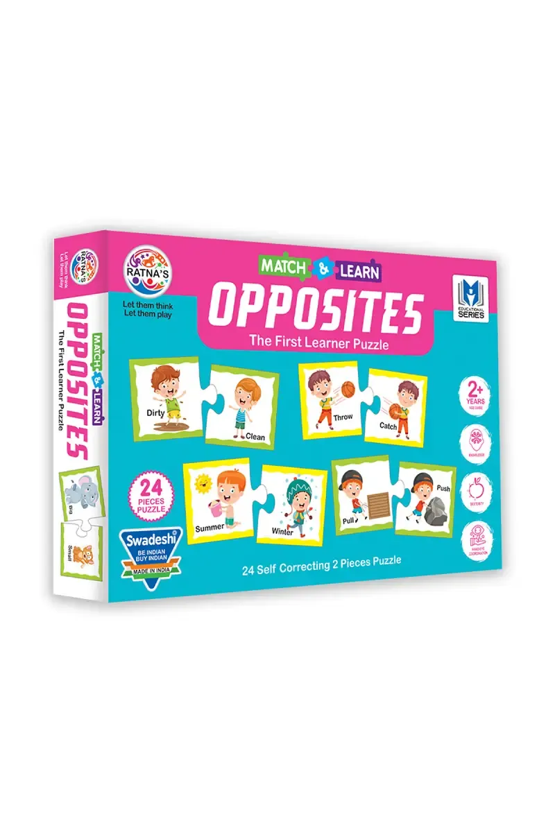Match & Learn Opposites Puzzle for Kids