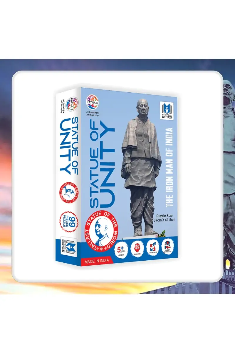 Statue Of Unity Puzzle For Kids (99 Pieces)