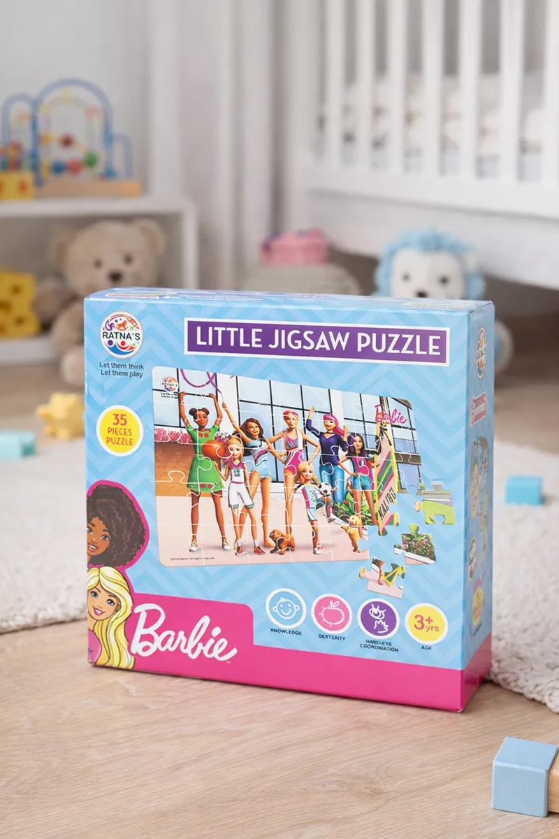 Barbie Little Jigsaw Puzzle – (35 Pieces) Educational Puzzle for Kids