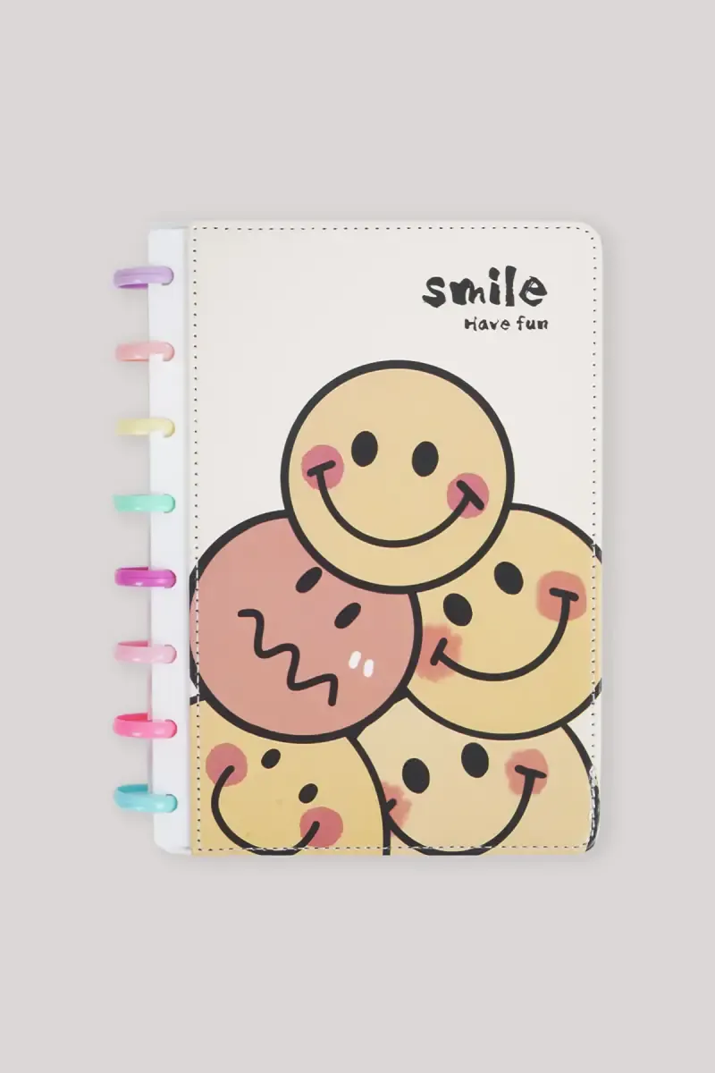 Smiley Spiral Notebook (150 Pages)