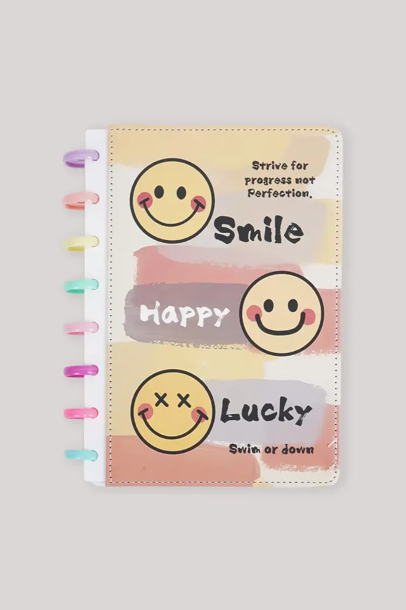 Smiley Spiral Notebook (150 Pages)