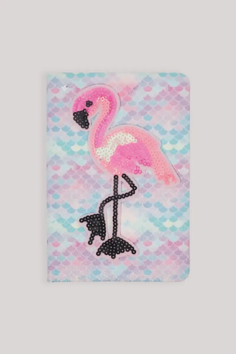 Sequin Designed 3D Notebook (150 Pages Approx.)