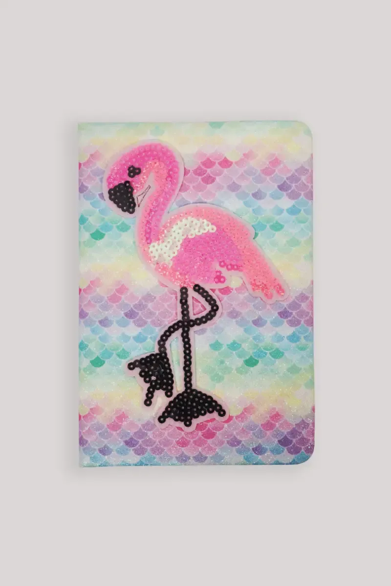 Sequin Designed Notebook - A5 Size (150 Pages Approx.)