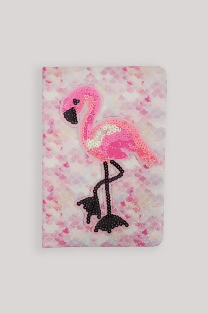 Sequin Notebook (3D Designed & A5 Size) - 150 Pages Approx.