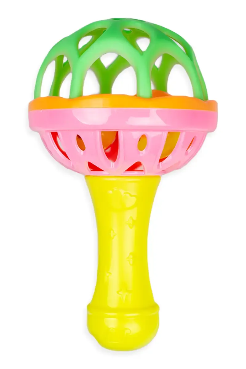 Ratna's Attractive Jazz Rattle For Babies - (Yellow & Green) 027410YEL&GRE