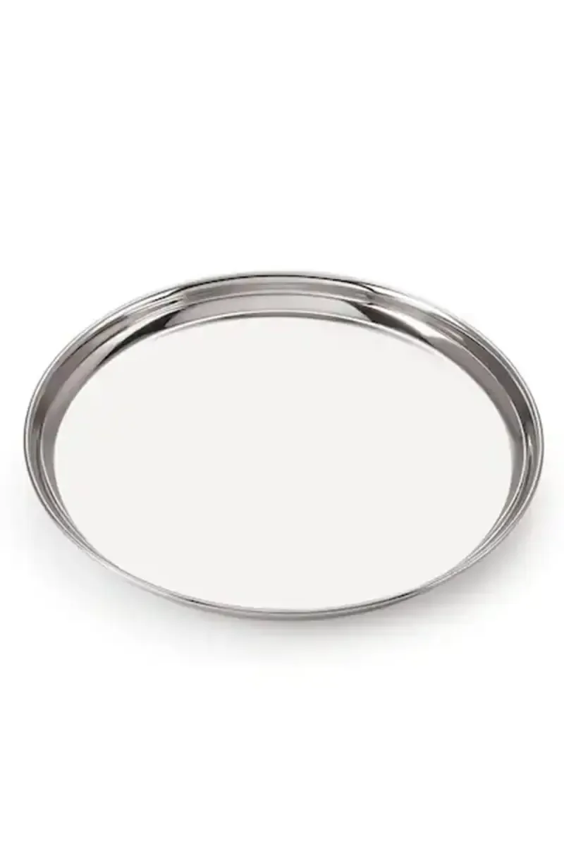 Stainless Steel Plate, Tej - 28cm
