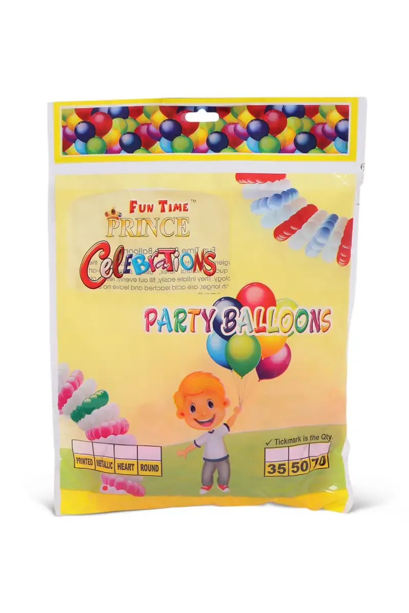Fun Time Prince Celebrations Party Balloons - (Green)